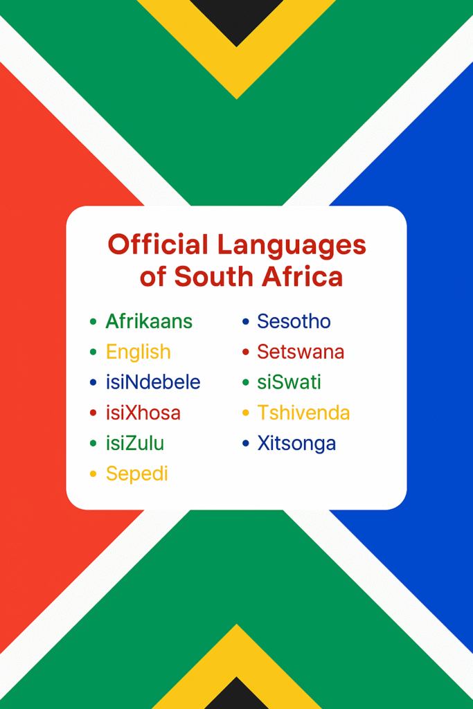 languages of south africa