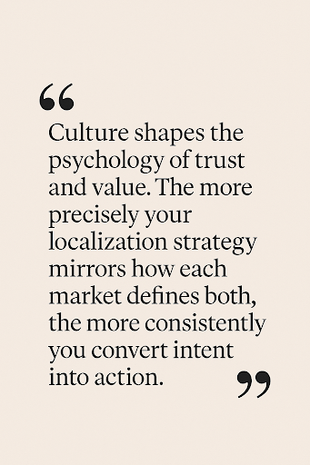 localization strategy in different culture shapes